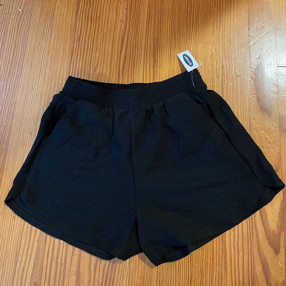 Black Old Navy Terrycloth Lounge Shorts NWT